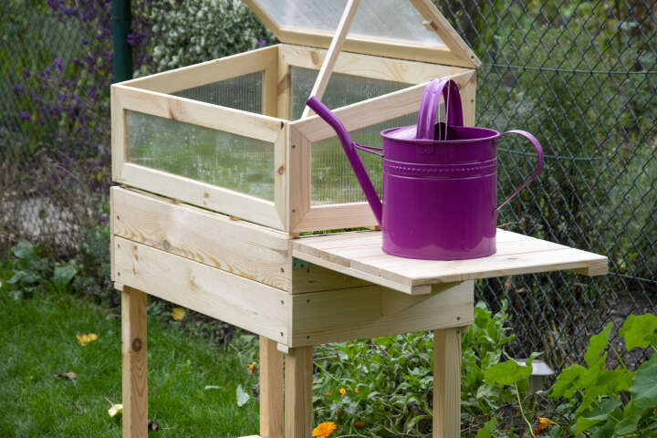 dobar Erhöhtes Frühbeet mit Tisch & Haken